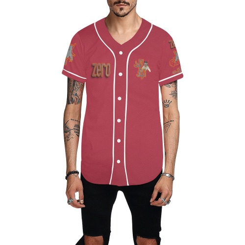 Zero Collectable Fly All Over Print Baseball Jersey for Men (Model T50)