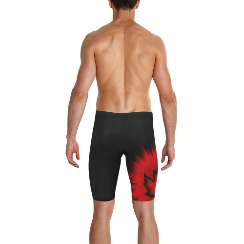 Cool Canada Swim Shorts Men's Knee Length Swimming Trunks (Model L58)