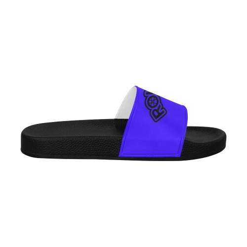 RollinOn3 Royal Blue Slides Female Women's Slide Sandals (Model 057)