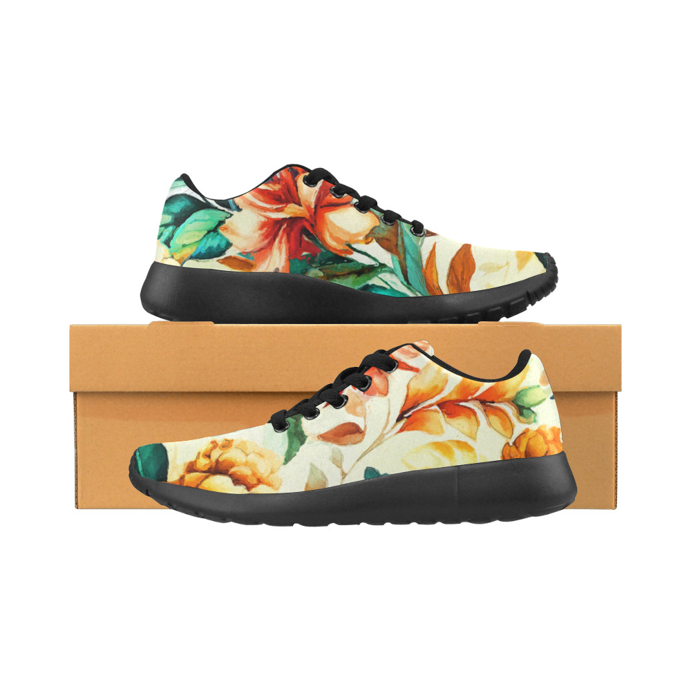 flowers botanic art (1) running shoes Men’s Running Shoes (Model 020)