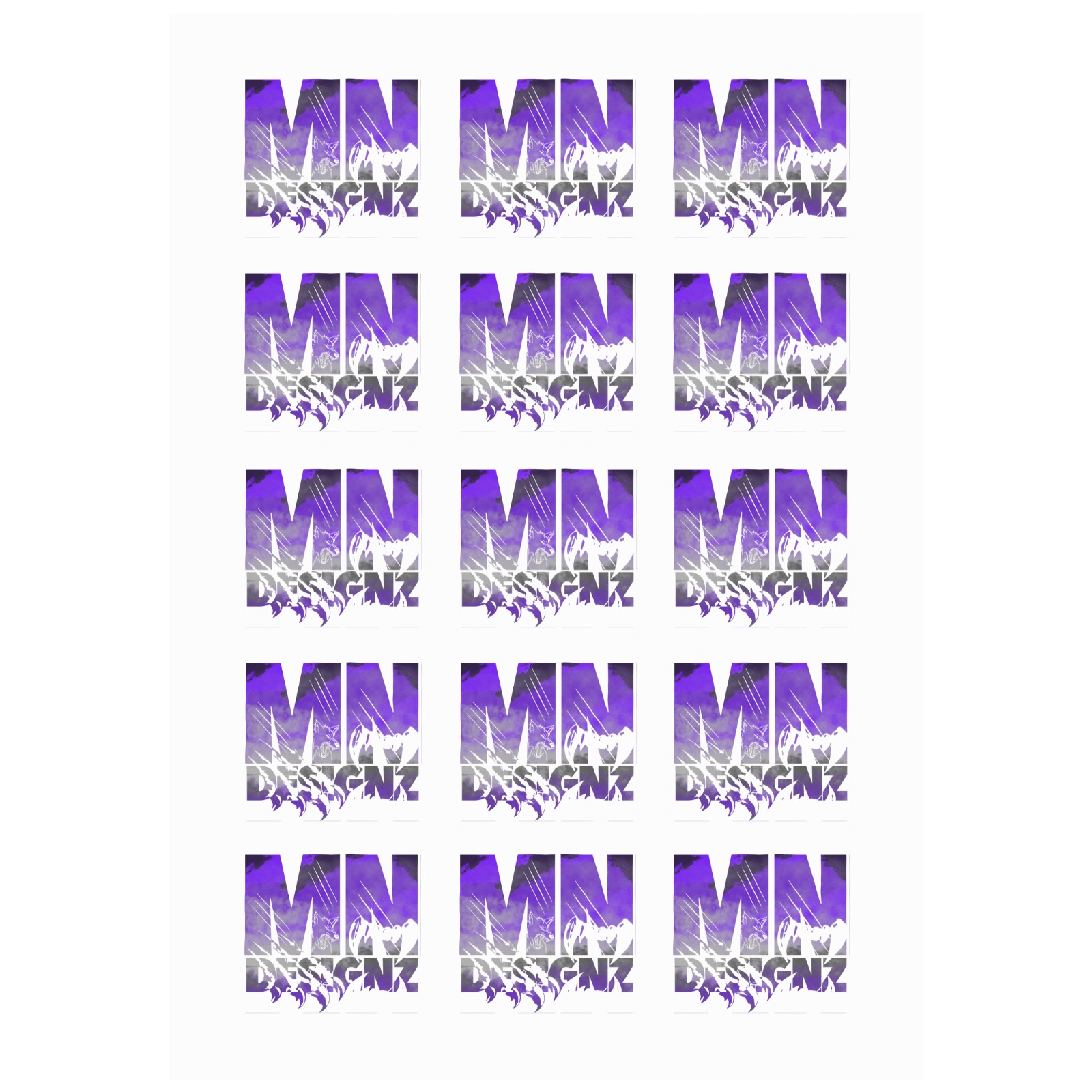 MN BEAST Personalized Temporary Tattoo (15 Pieces)