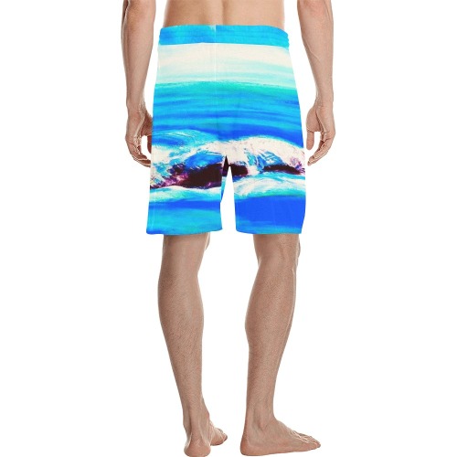 Beach Front Collection Men's All Over Print Casual Shorts (Model L23)