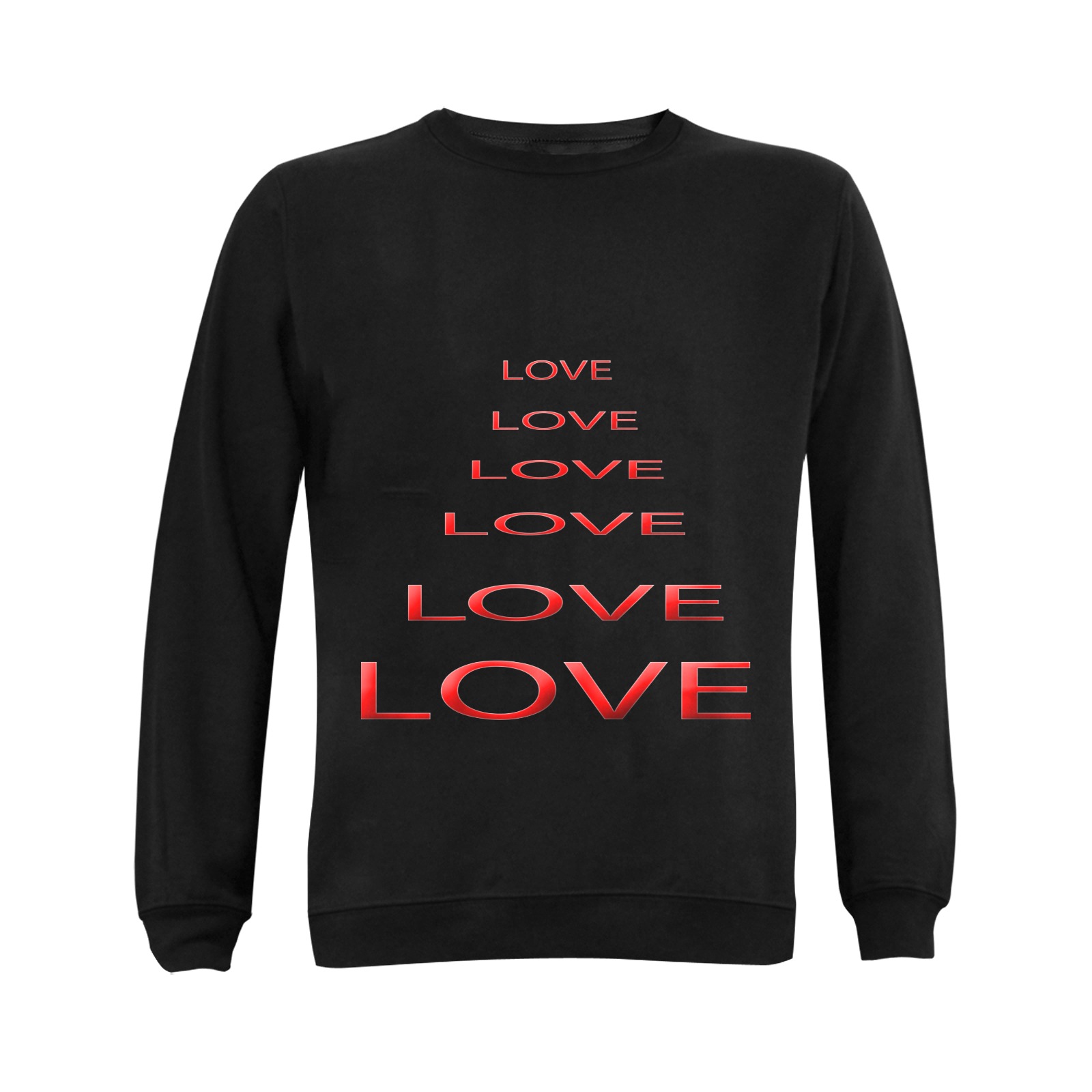 LOVE bl Gildan Crewneck Sweatshirt(NEW) (Model H01)