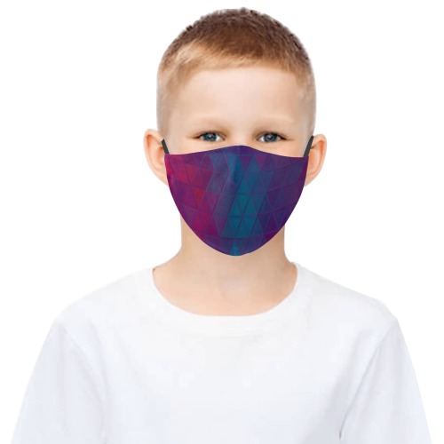 mosaic 36 3D Mouth Mask with Drawstring (Pack of 100) (Model M04)