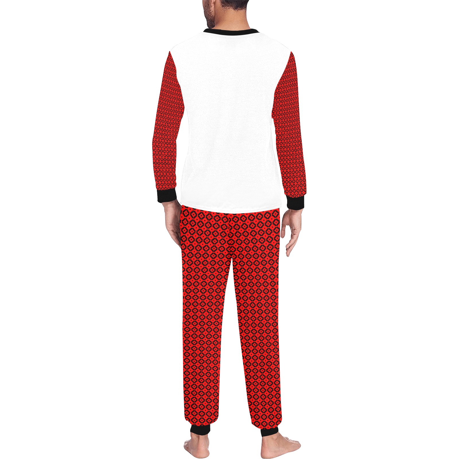 Most Likely to Drank the Christmas Spirits Men's All Over Print Pajama Set