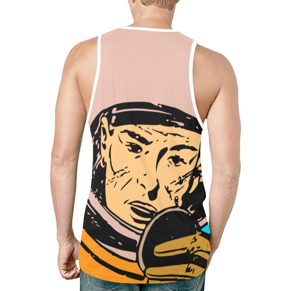 astronaut New All Over Print Tank Top for Men (Model T46)