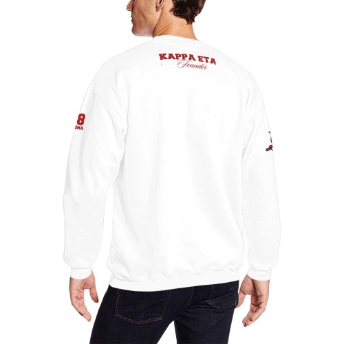 Kappa Swag Men's Oversized Fleece Crew Sweatshirt (Model H18)