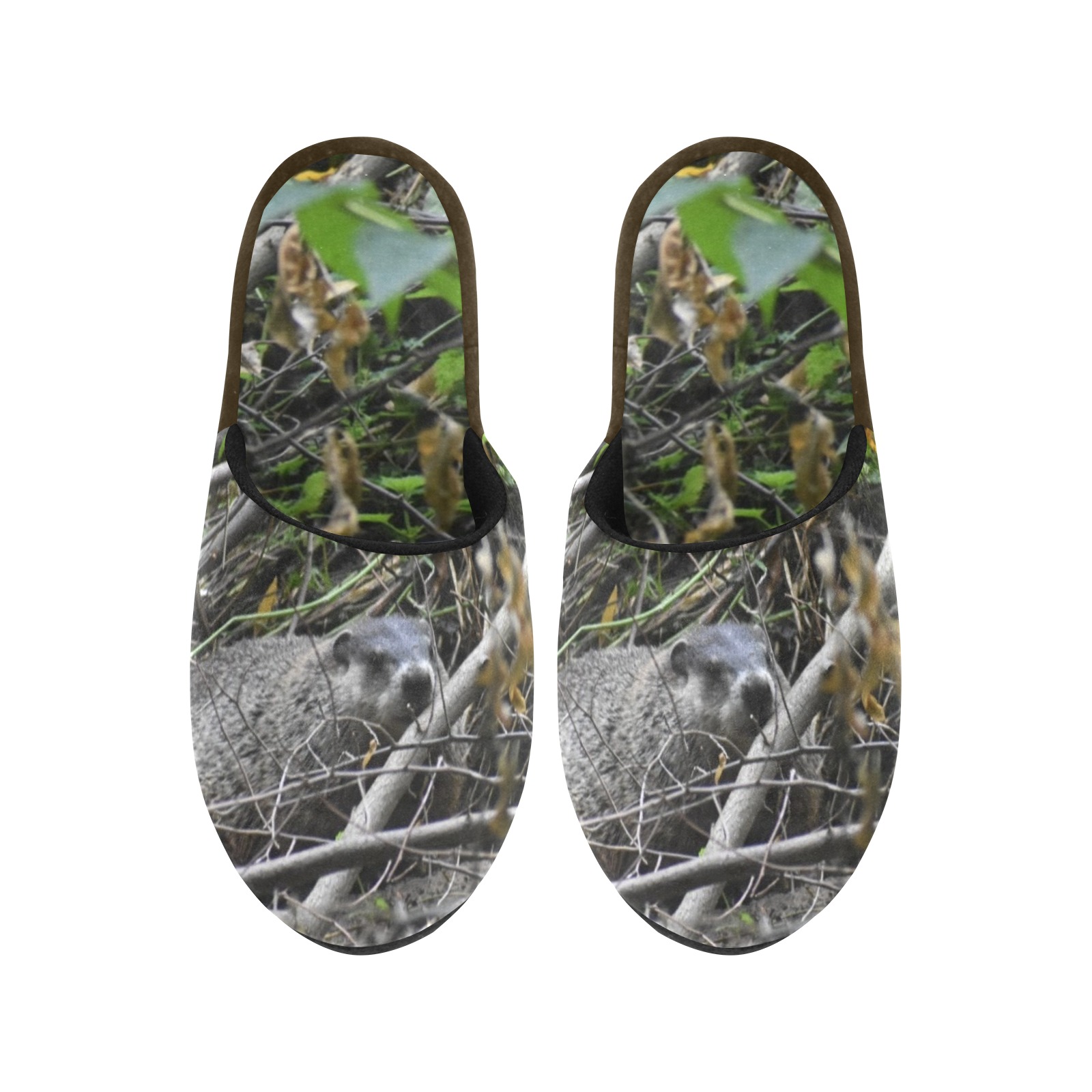 A Busy Beaver Women's Cotton Slippers (Model 0601)
