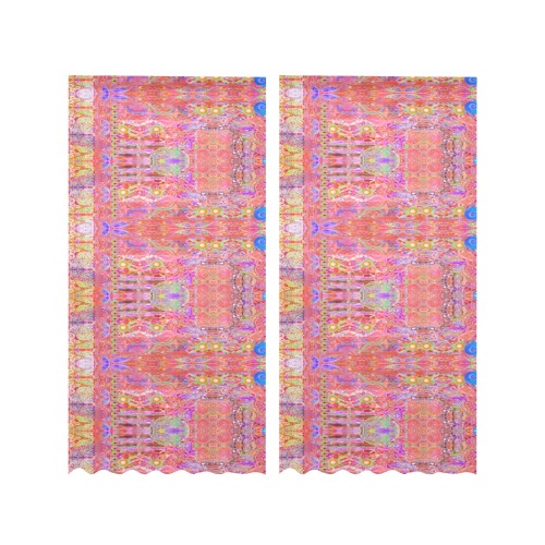 M6 Gauze Curtain 28"x84" (Two-Piece)