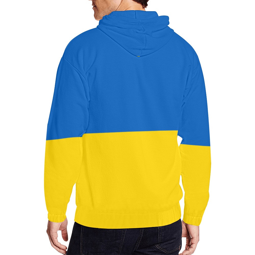 UKRAINE All Over Print Full Zip Hoodie for Men (Model H14)