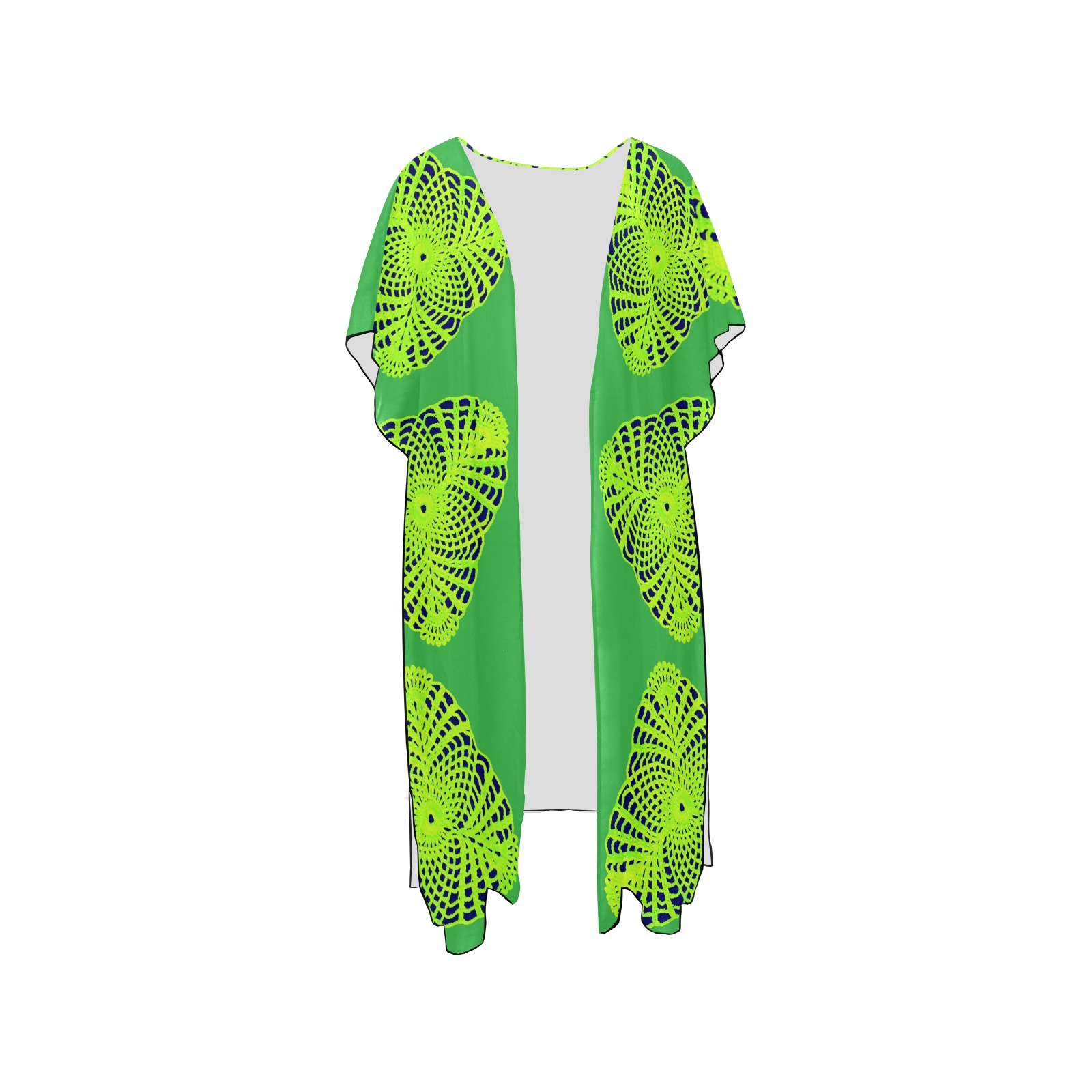 cover up Mid-Length Side Slits Chiffon Cover Ups (Model H50)
