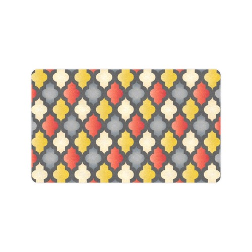 Moroccan Trellis Doormat 30"x18" (Black Base)