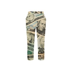 US PAPER CURRENCY Men's All Over Print Casual Trousers (Model L68)