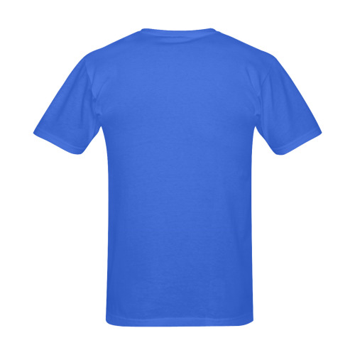 EMMANUEL DON'T DO IT! SUNNY MEN'S T-SHIRT BLUE Sunny Men's T- shirt (Model T06)
