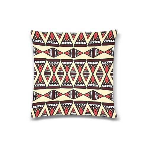 Tribal Custom Pillow Case 16"x16"  (One Side Printing) No Zipper