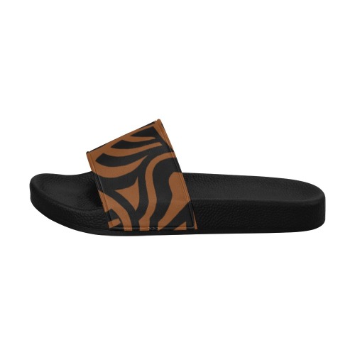 aaa black brb Women's Slide Sandals (Model 057)