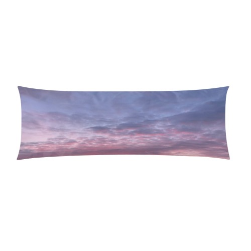Morning Purple Sunrise Collection Custom Zippered Pillow Case 21"x60"(Two Sides)