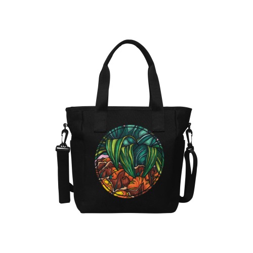 Pineapple Insulated Tote Bag with Shoulder Strap (Model 1724)