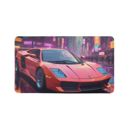 Supercar concept car in Tokyo Gaming Mousepad 24"x16"