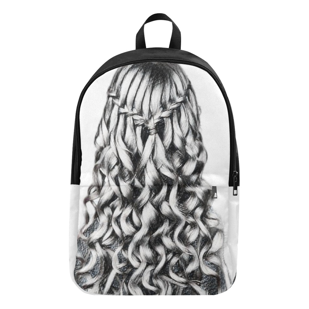 Beautiful Ombre Hairstyle One Fabric Backpack for Adult (Model 1659)