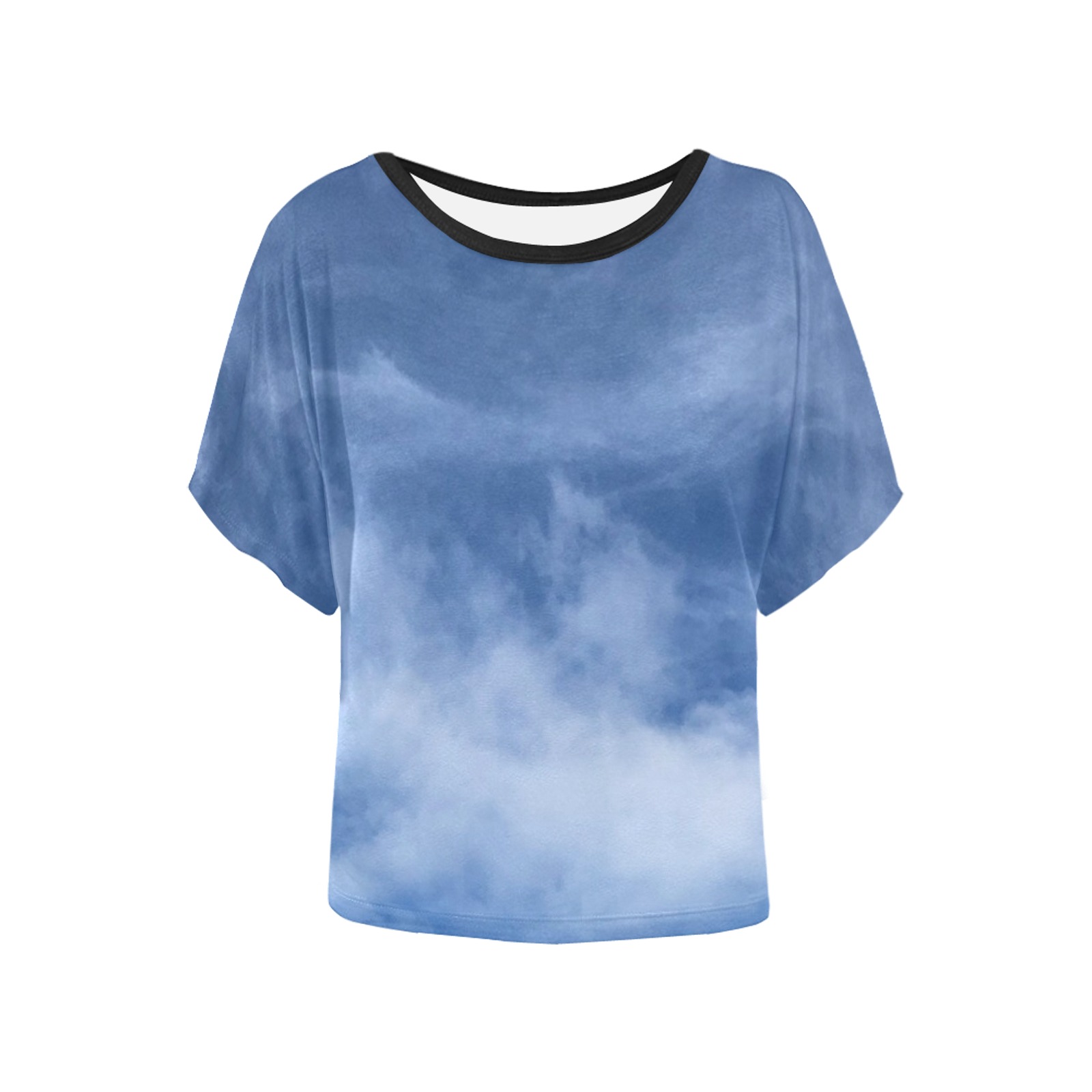 Sky Wishes Women's Batwing-Sleeved Blouse T shirt (Model T44)