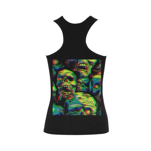 Zombie 4 Women's Shoulder-Free Tank Top (Model T35)