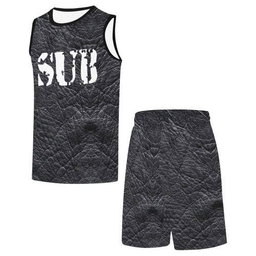 Leather Sub Style by Fetishworld All Over Print Basketball Uniform