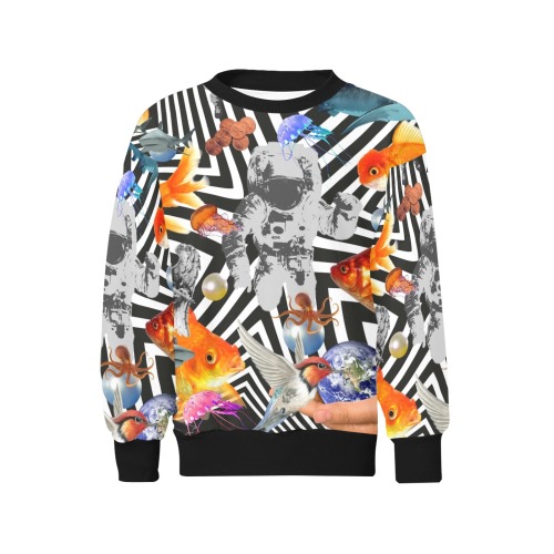POINT OF ENTRY 2 Kids' All Over Print Sweatshirt (Model H37)