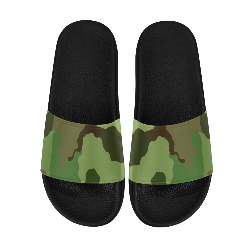 Camouflage Men's Slide Sandals (Model 057)