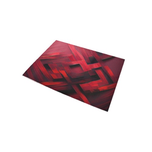 red diamond Area Rug 5'x3'3''