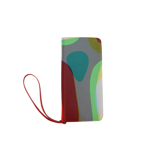 Colorful Abstract 118 Women's Clutch Wallet (Model 1637)