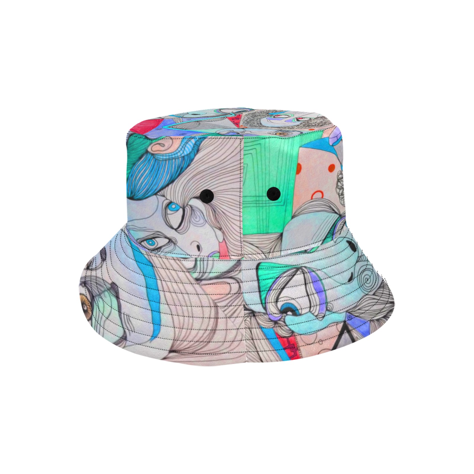 Designed by NUArty Unisex Summer Bucket Hat