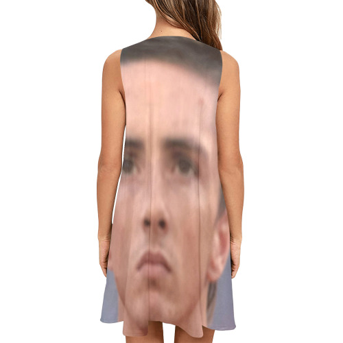 Sanz. Sleeveless A-Line Pocket Dress (Model D57)