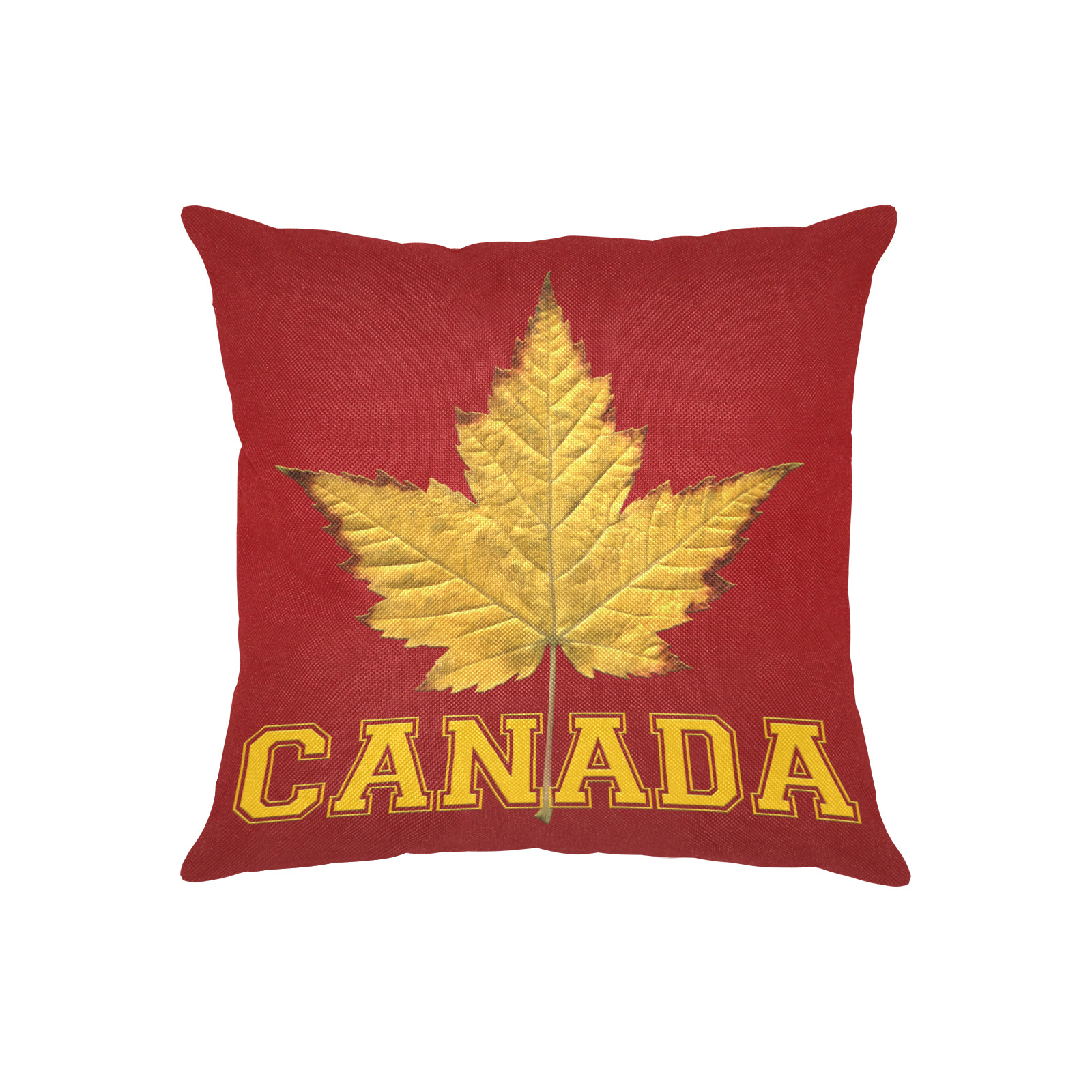 Varsity Canada Linen Zippered Pillowcase 18"x18"(Two Sides)
