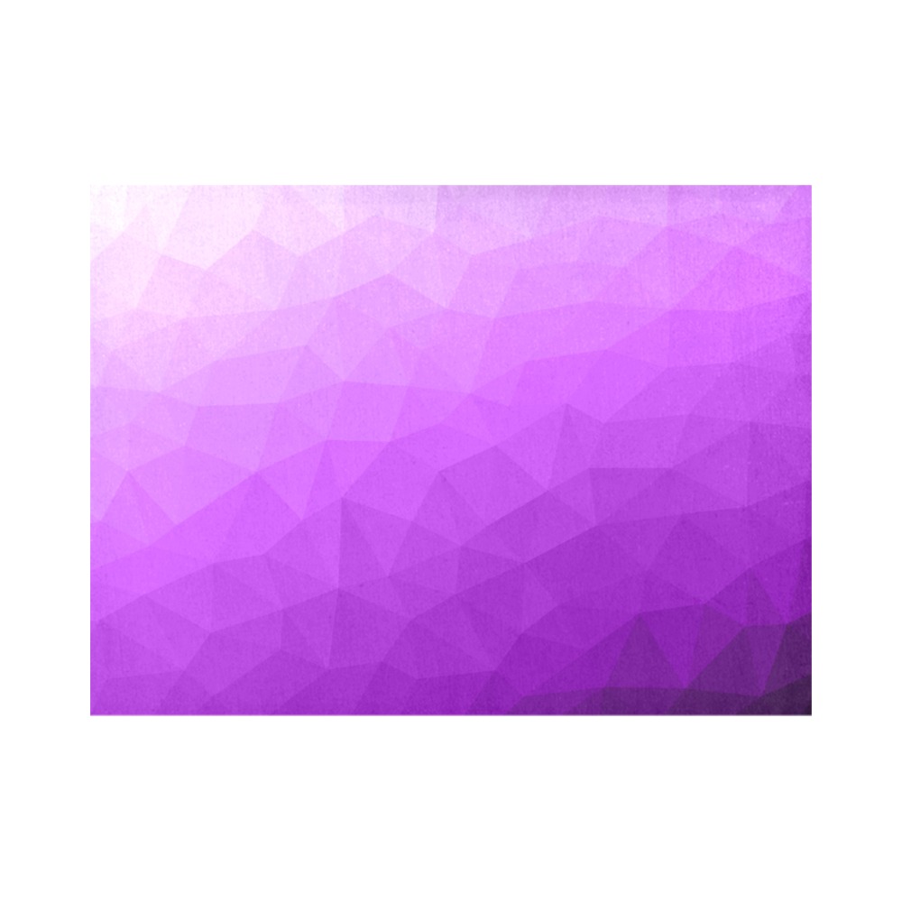 Purple gradient geometric mesh pattern Placemat 14’’ x 19’’