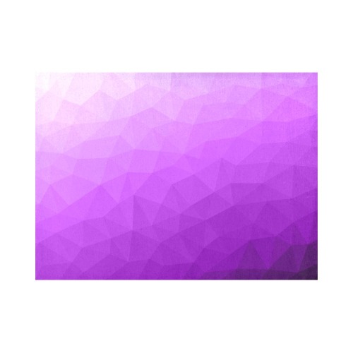Purple gradient geometric mesh pattern Placemat 14’’ x 19’’