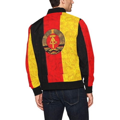 East Germany DDR by Nico Bielow All Over Print Bomber Jacket for Men (Model H31)