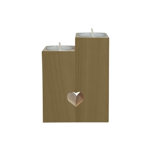 Cherry Tree Collection Wooden Candle Holder (Without Candle)