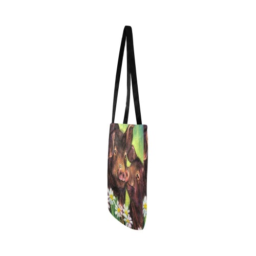 The Nuzzlers Reusable Shopping Bag Model 1660 (Two sides)