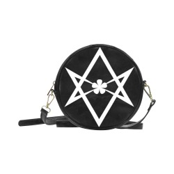 Unicursal Hexagram Round Sling Bag (Model 1647)