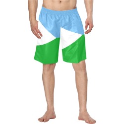 Flag_of_Djibouti.svg Men's Swim Trunk (Model L21)