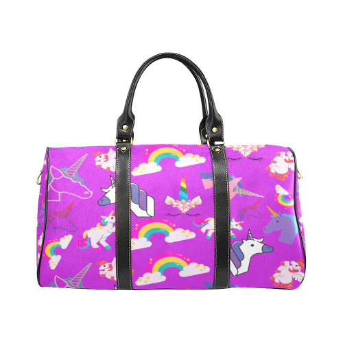 unicorn pattern New Waterproof Travel Bag/Small (Model 1639)
