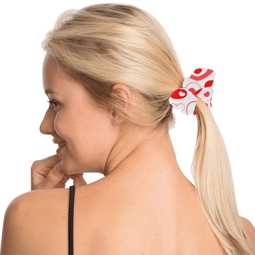 St Valentine All Over Print Hair Scrunchie