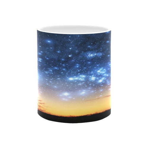 Nebula Starry Night Mug White Mug(11OZ)