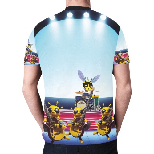 THE BEE TALLS New All Over Print T-shirt for Men (Model T45)