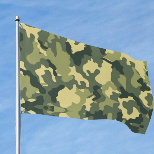 Camouflage Pop Art by Nico Bielow Custom Flag 8x5 Ft (96"x60") (One Side)
