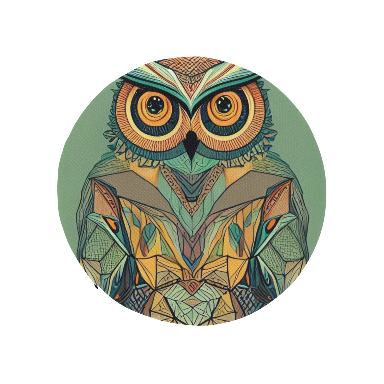 Owl1 Round Seat Cushion