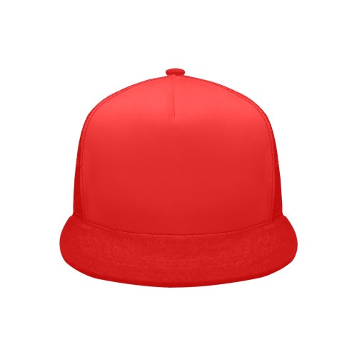 red Trucker Hat H (Front Panel Customization)