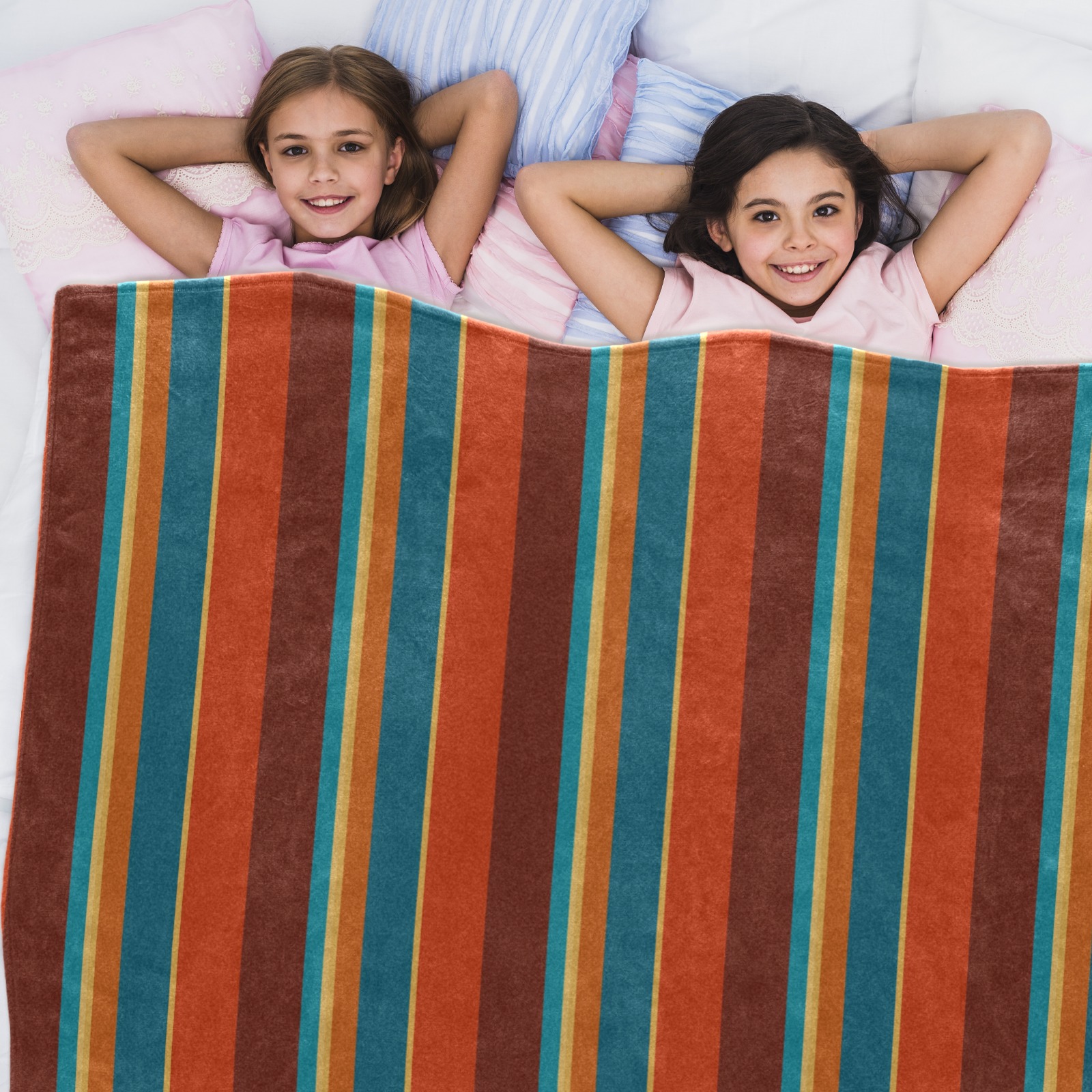 Southwest Stripes Ultra-Soft Micro Fleece Blanket 60"x50"