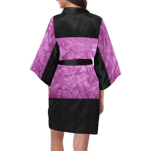 Fusia Silk Robe Kimono Robe